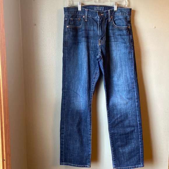 LUCKY BRAND JEANS 221 ORIGINAL STRAIGHT LEG JEANS SIZE 31x29 BLUE - Picture 1 of 6